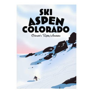 Ski Aspen Colorado Fotodruck