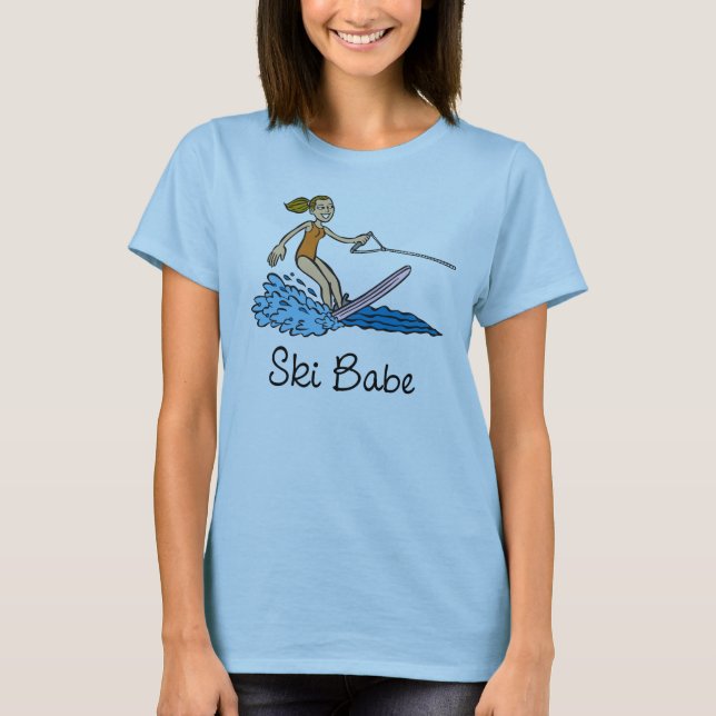 Ski-Baby-T - Shirt (Vorderseite)