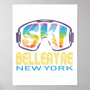 Ski Belleayre New York Skiurlaub Poster