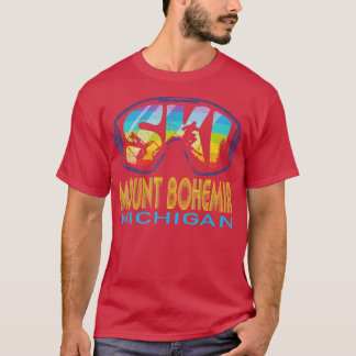 Ski Berg Bohemia Skiurlaub Michigan T-Shirt