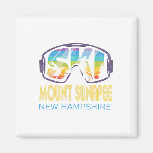 Ski Berg Sunapee New Hampshire Skiurlaub Magnet