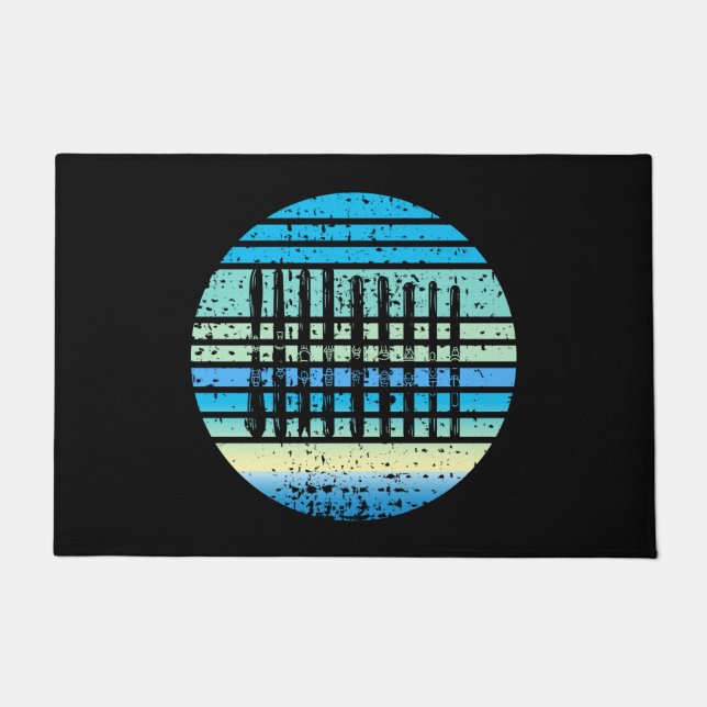 Ski Boards Collection Fußmatte (Vorderseite)