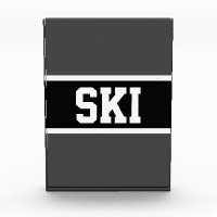 SKI Bold Moderne Grau Schwarz-weiße athletische St