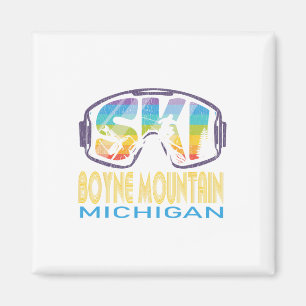 Ski Boyne Berg Michigan Skiurlaub Magnet