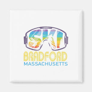 Ski Bradford Machusetts Skiurlaub Magnet