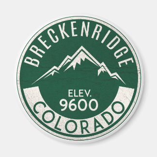 Ski Breckenridge Colorado Snowboarden Magnet