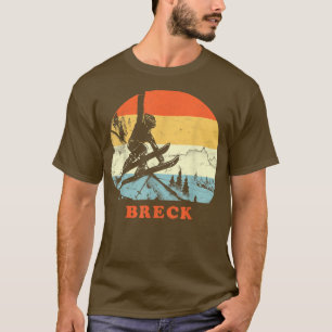 Ski Breckenridge, Colorado Vintag Retro Snow Ski V T-Shirt