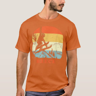 Ski Breckenridge, Colorado Vintag Retro Snow Ski V T-Shirt