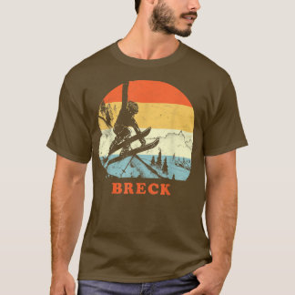 Ski Breckenridge, Colorado Vintage Retro Snow Ski T-Shirt