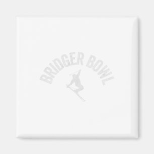 Ski Bridger Bowl Vintage Skifahren Cooler Montana Magnet