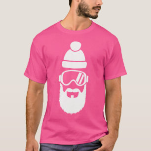 Ski-Brille mit Bart T-Shirt