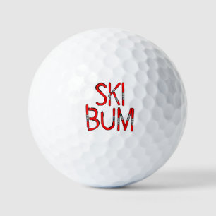 Ski Bum Skis Golfball