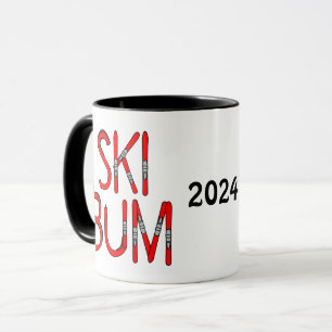 Ski Bum Skis Tasse