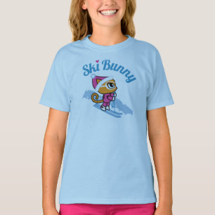 Ski Bunny Ski Katze T - Shirt von Chaten