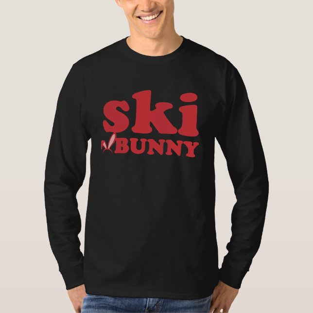 Ski Bunny Winter Sports T-Shirt (Vorderseite)