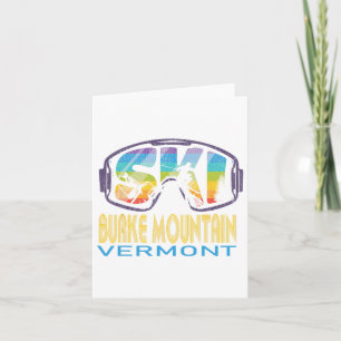 Ski Burke Berg Vermont Skiurlaub Karte