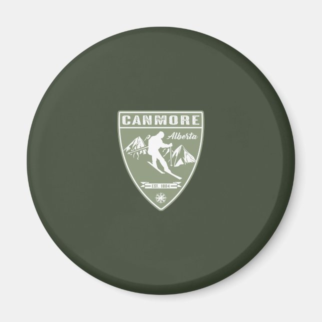 Ski Canmore Alberta Magnet (Vorne)