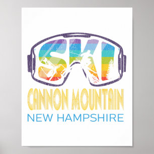 Ski Cannon Mountain New Hampshire Skiurlaub Poster
