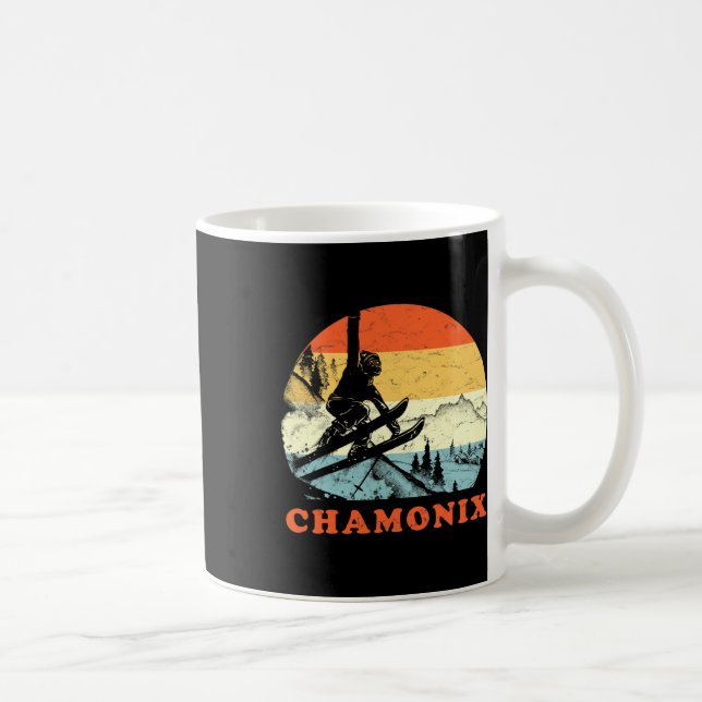 Ski Chamonix  Kaffeetasse (Rechts)