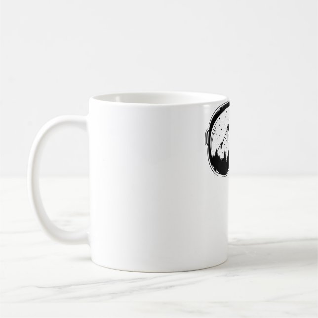 Ski Coach Skifahren Skifahren Snowboard Winterspor Kaffeetasse (Links)