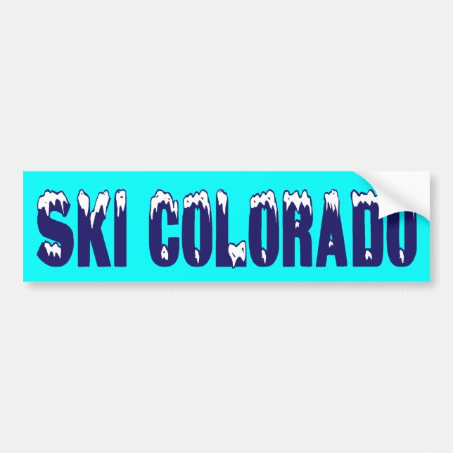 SKI COLORADO AUTOAUFKLEBER (Vorne)