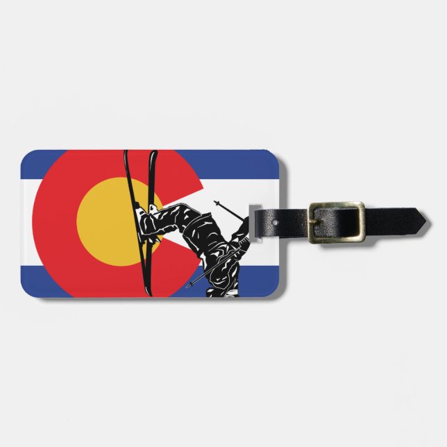 Ski Colorado Gepäckanhänger (Vorderseite horizontal)