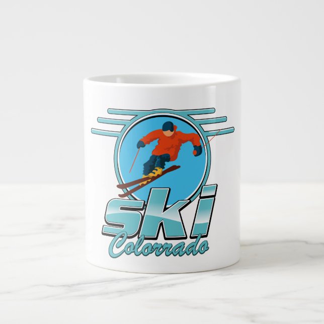 Ski Colorado Logo Jumbo-Tasse (Vorderseite)