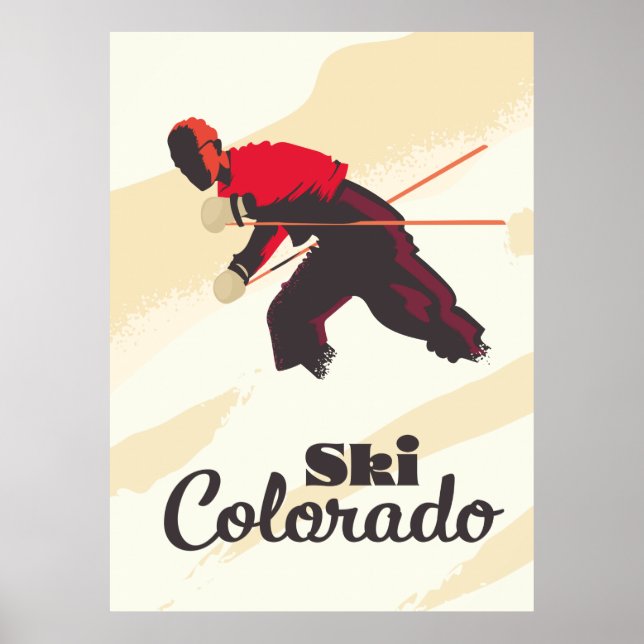 Ski Colorado Reiseplakat Poster (Vorne)