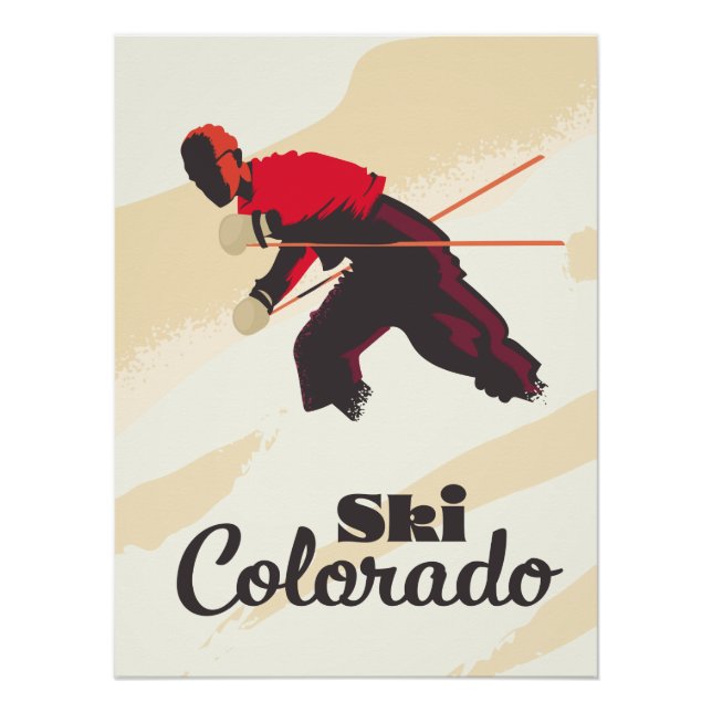 Ski Colorado Reiseplakat Poster (Vorderseite)