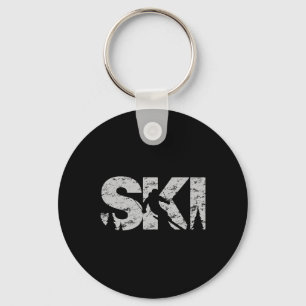 Ski Cool Skistil Alpin Skifahrer Geschenk Frauen M Schlüsselanhänger