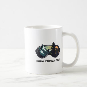 Ski Cortina D'ampezzo Italien Bergskifahren T Herr Kaffeetasse