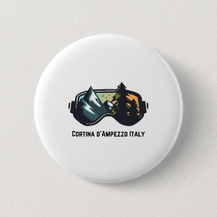 Ski Cortina D'ampezzo Italien Bergskifahren T Männ Button