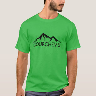SKI COURCHEVEL FRANKREICH SKIFAHREN BERGE WANDERN T-Shirt