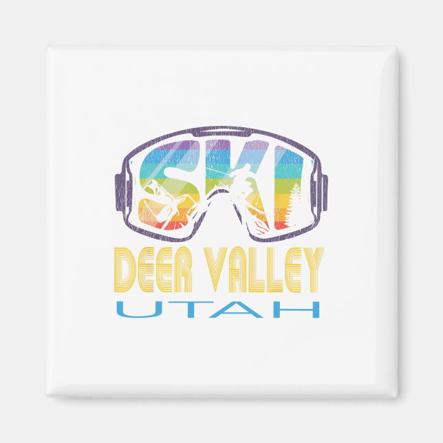 Ski Deer Valley Utah Skiurlaub Magnet (Vorne)