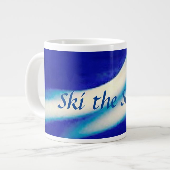 Ski die Pisten China Tasse (Vorderseite Links)