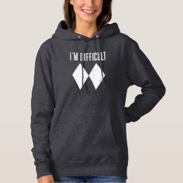 Ski Double Diamond Wintersport Ich bin schwer Hoodie
