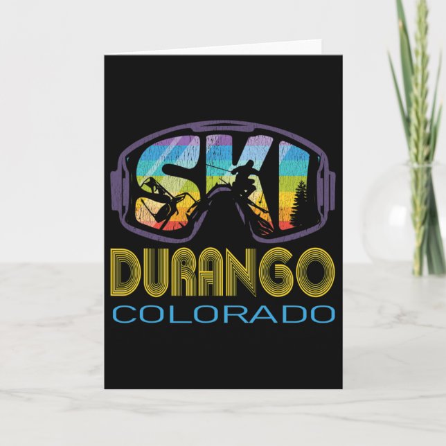 Ski Durango Colorado Skiferien  Karte (Vorderseite)