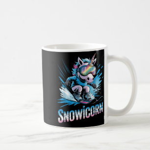 Ski-Einhorn Wintersport Skifahrer lustig Skifahren Kaffeetasse