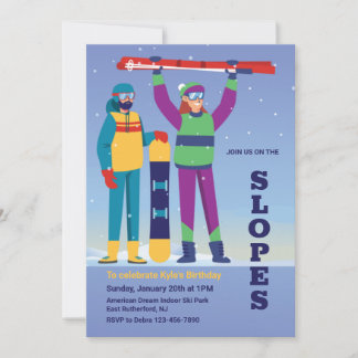 Ski Einladung