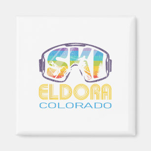 Ski Eldora Colorado Skiurlaub Magnet