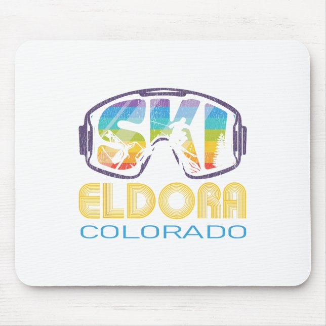 Ski Eldora Colorado Skiurlaub Mousepad (Vorne)