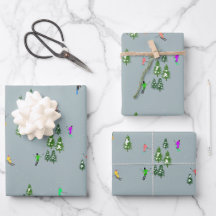 Ski Eröffnung Weihnachten Skiurlaub Skifahrer Blau