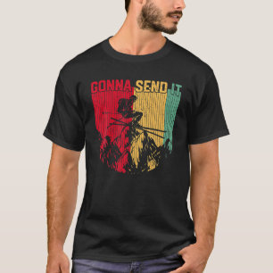 Ski fahren Funny Gonna Send It Vintage Ski-T-Shirt T-Shirt