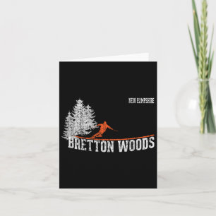 Ski fahren im Stil der 80er Jahre Bretton Woods Nh Karte