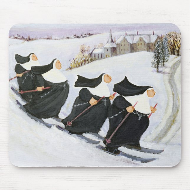 Ski fahren mousepad (Vorne)