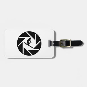 SKI FAHRENDE OFFENE VISION GEPÄCKANHÄNGER