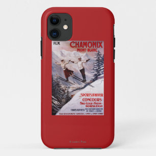 Ski fahrendes förderndes Plakat Case-Mate iPhone Hülle