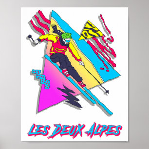Ski Frankreich Vibranine Alpin Skifahren Erlebnis  Poster