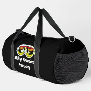 Ski Freedom, Pure Joy Mountain Sunrise Edition Duffle Bag