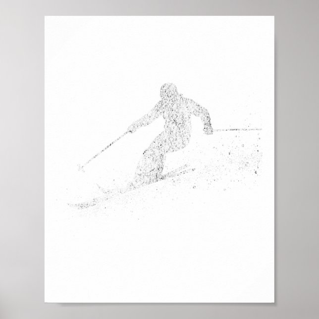Ski Freestyle-Skiing Freeski Poster (Vorne)